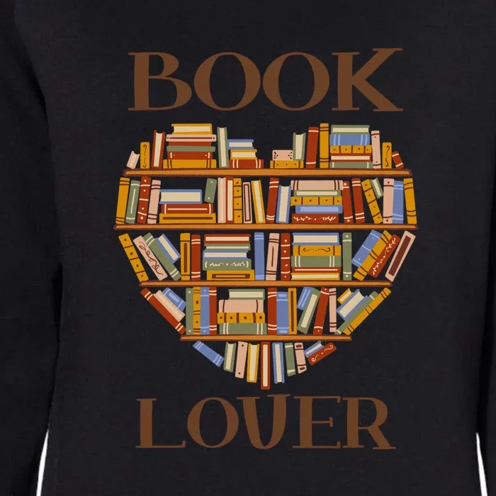 Heart Book Lover Gift For Reading Books Womens California Wash Sweatshirt