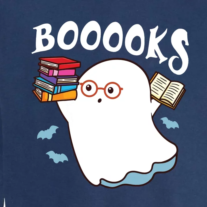 Halloween Books Librarian English Teacher Reader Reading Garment-Dyed Sweatshirt