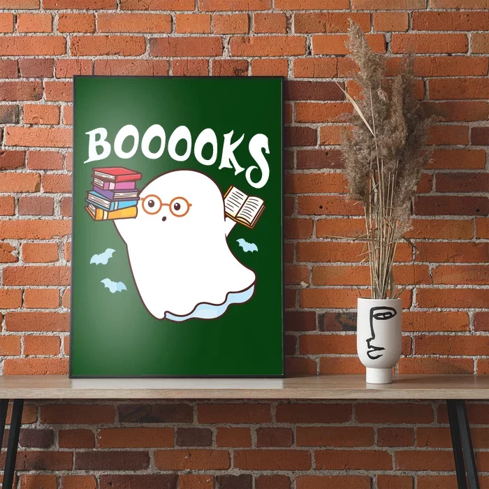 Halloween Books Librarian English Teacher Reader Reading Poster