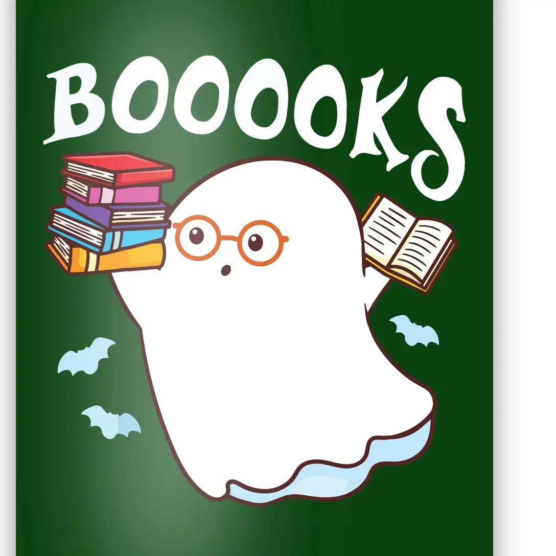 Halloween Books Librarian English Teacher Reader Reading Poster