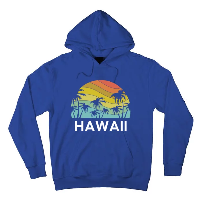 Hawaii Beach Maui Retro Hawaiian Surf Big Island Party Aloha Gift Tall Hoodie