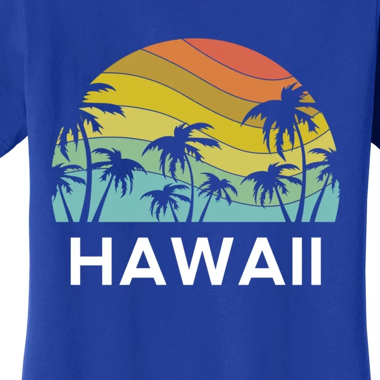 Hawaii Beach Maui Retro Hawaiian Surf Big Island Party Aloha Gift Women's T-Shirt