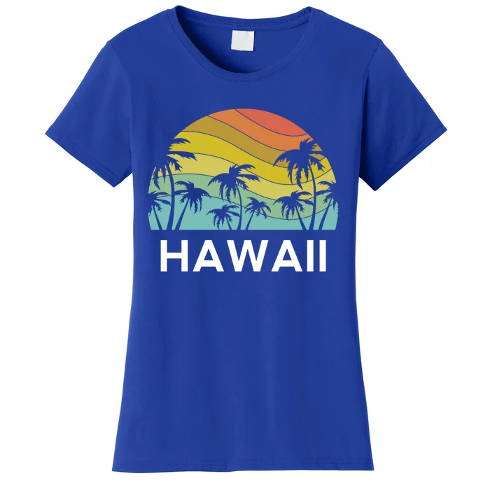 Hawaii Beach Maui Retro Hawaiian Surf Big Island Party Aloha Gift Women's T-Shirt