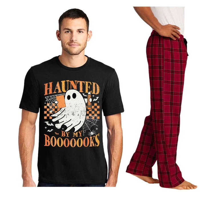 Haunted By My Books Ghost Halloween Teacher Librarian Pajama Set