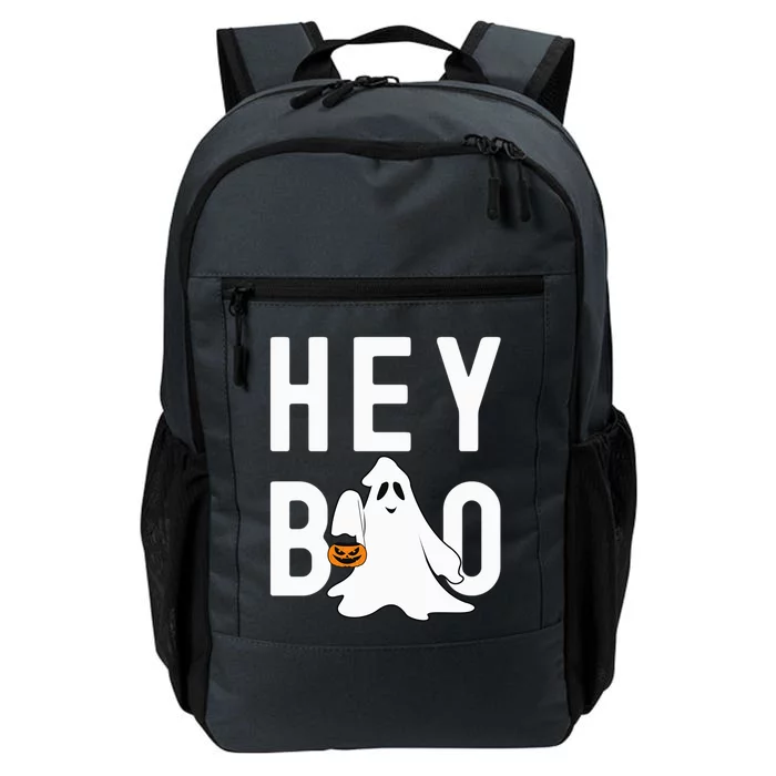 Hey Boo Matching Family Cute Ghost Trick Or Treat Halloween Cool Gift Daily Commute Backpack