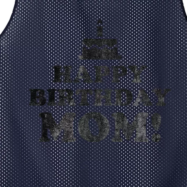 Happy Birthday Mom BDay Birthday Mom Mesh Reversible Basketball Jersey Tank