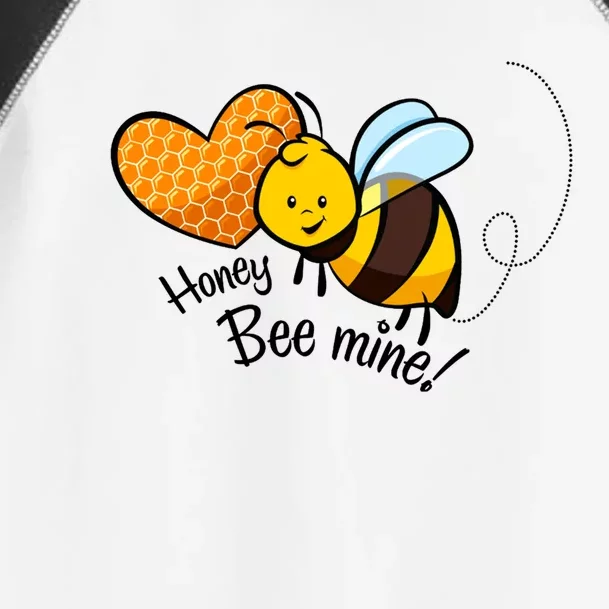 Honey Bee Mine! Couples Valentine's Day Bumble Bee Graphic Cool Gift Toddler Fine Jersey T-Shirt