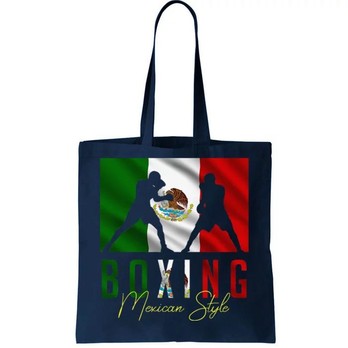 Humorous Boxing Mexican Sparring Kickboxing Kickboxer Fan Tote Bag