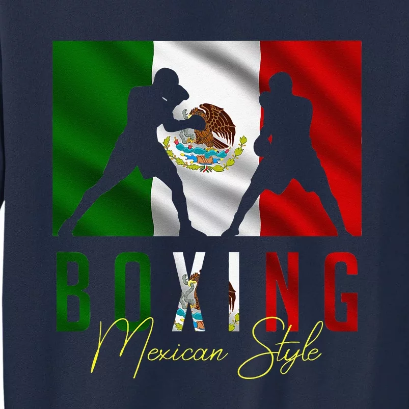 Humorous Boxing Mexican Sparring Kickboxing Kickboxer Fan Tall Sweatshirt