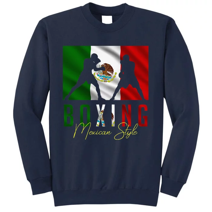 Humorous Boxing Mexican Sparring Kickboxing Kickboxer Fan Tall Sweatshirt