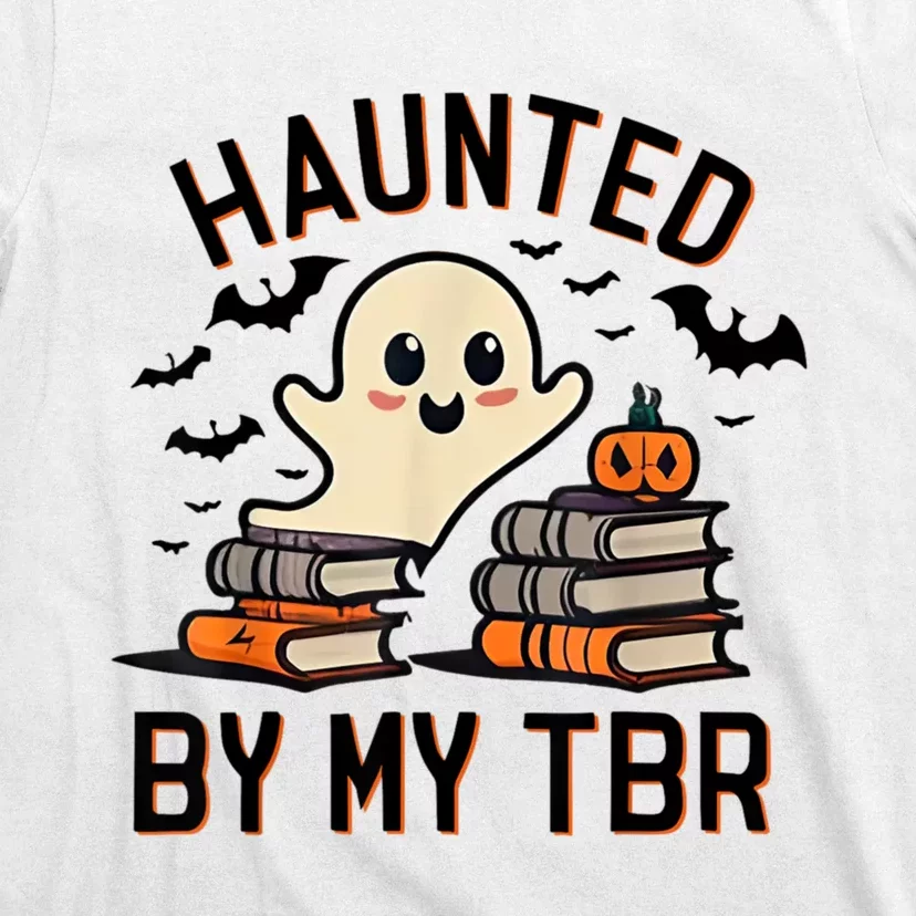 Haunted By My Tbr Boo Halloween Book T-Shirt