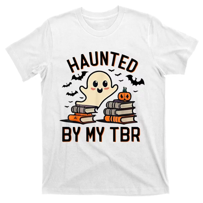 Haunted By My Tbr Boo Halloween Book T-Shirt