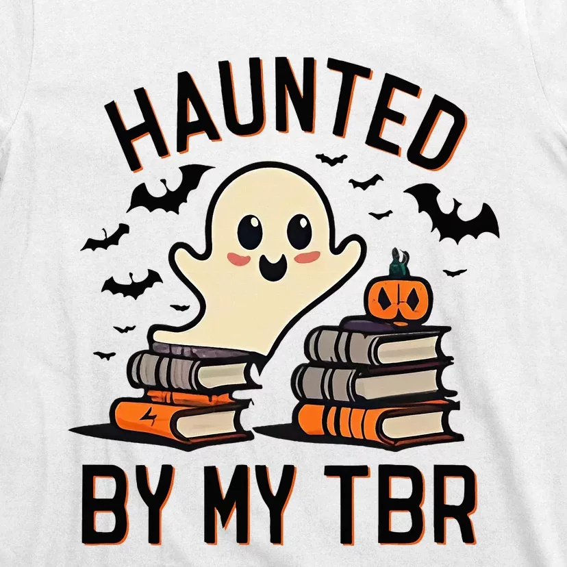 Haunted By My Tbr Boo Halloween Book T-Shirt