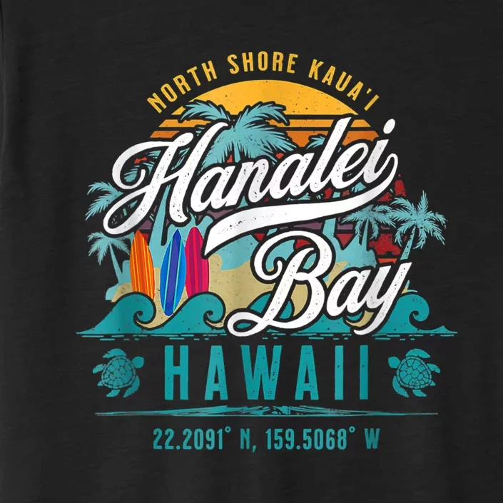 Hanalei Bay North Shore Kauai Hawaii ChromaSoft Performance T-Shirt