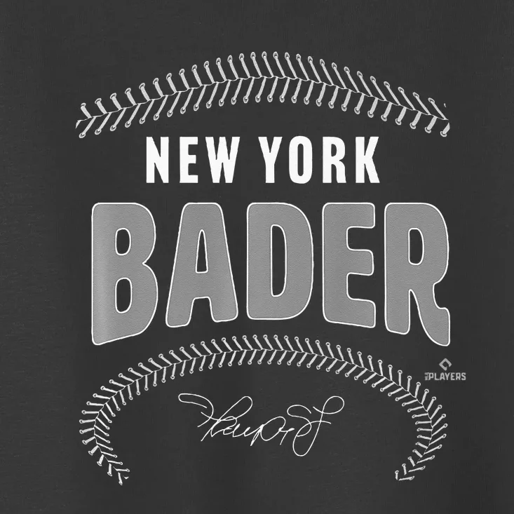 Harrison Bader New York Name & Number Toddler T-Shirt