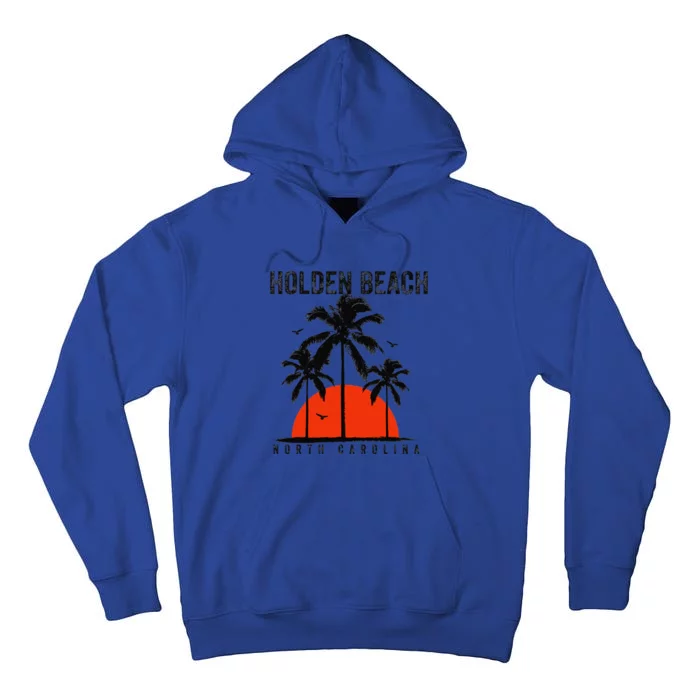 Holden Beach North Carolina Surfing Surfboarding Tall Hoodie