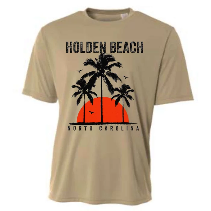 Holden Beach North Carolina Surfing Surfboarding Cooling Performance Crew T-Shirt