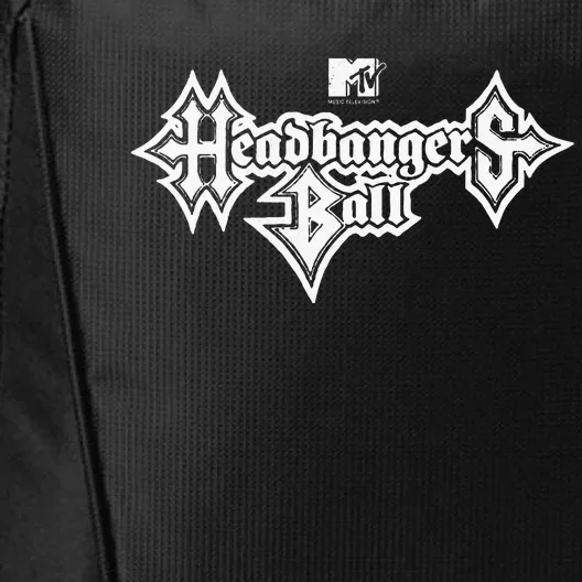 Headbangers Ball Outline Logo City Backpack