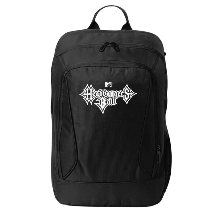 Headbangers Ball Outline Logo City Backpack