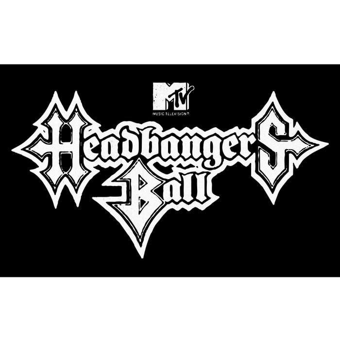 Headbangers Ball Outline Logo Bumper Sticker