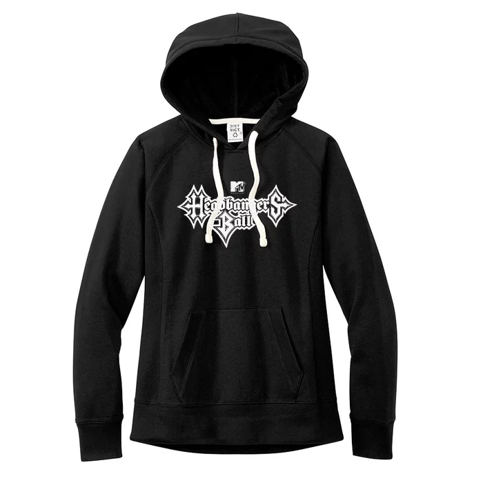 Headbangers Ball Outline Logo Women's Fleece Hoodie