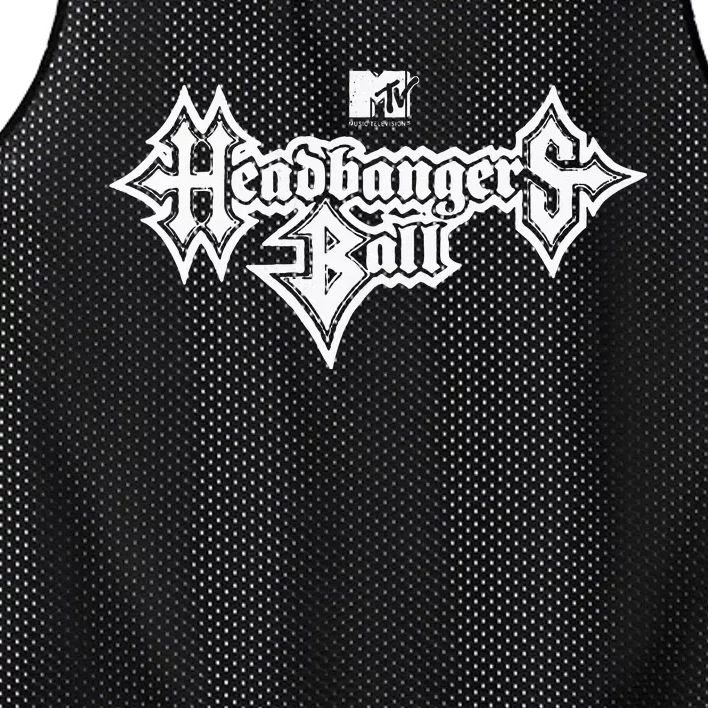 Headbangers Ball Outline Logo Mesh Reversible Basketball Jersey Tank