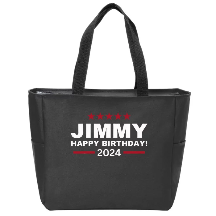 Happy Birthday President Jimmy Carter 1976 Trending America Zip Tote Bag