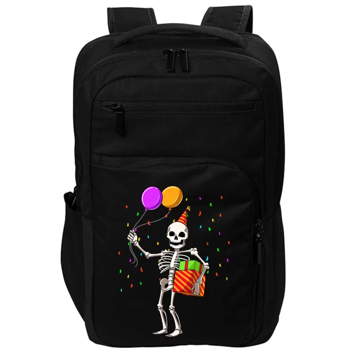 Halloween Birthday Party Outfit Skeleton Birthday Party Impact Tech Backpack