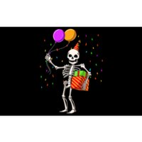 Halloween Birthday Party Outfit Skeleton Birthday Party Bumper Sticker