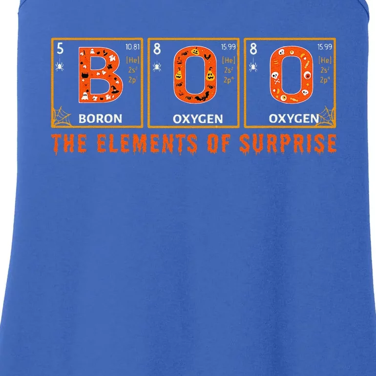 Halloween BOO Primary Elements Of Surprise Science Ladies Essential Tank