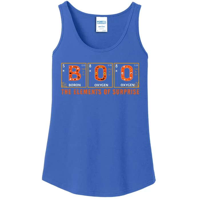 Halloween BOO Primary Elements Of Surprise Science Ladies Essential Tank