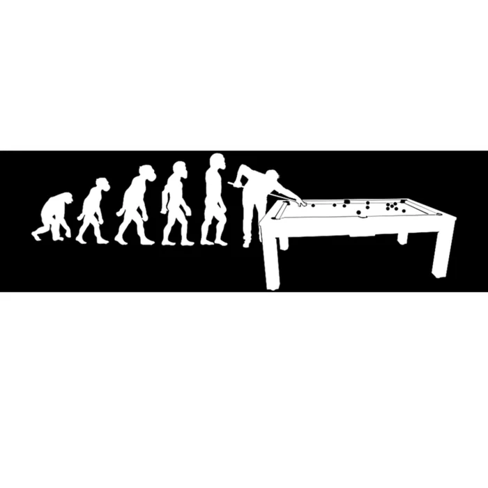 Human Billiards Player Evolution Funny 8 Ball Pool Cue Stick Gift Bumper Sticker