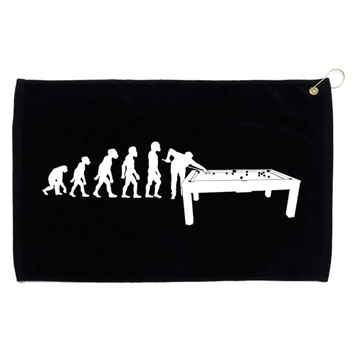 Human Billiards Player Evolution Funny 8 Ball Pool Cue Stick Gift Grommeted Golf Towel