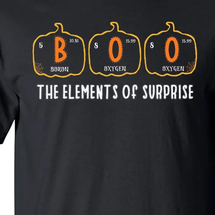 Halloween Boo Primary Elements Of Surprise Science Tall T-Shirt