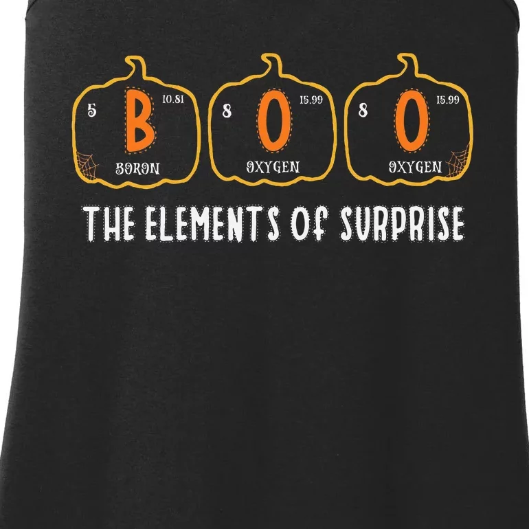 Halloween Boo Primary Elements Of Surprise Science Ladies Essential Tank