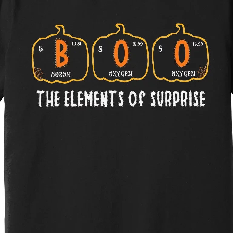 Halloween Boo Primary Elements Of Surprise Science Premium T-Shirt