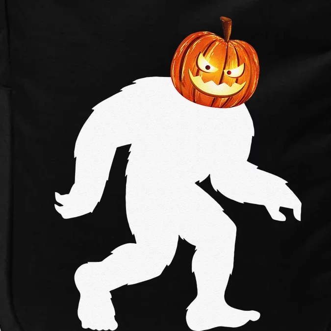 Halloween Bigfoot Pumpkin Head Sasquatch Impact Tech Backpack