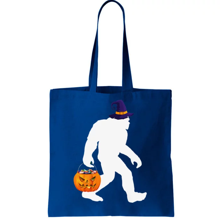 Halloween Bigfoot Pumpkin Pun October 31 Outfit Tote Bag