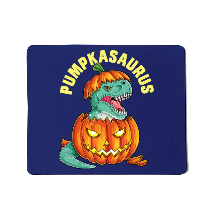 Halloween Boys  Pumpkasaurus Dinosaur Pumpkin Funny T rex Mousepad