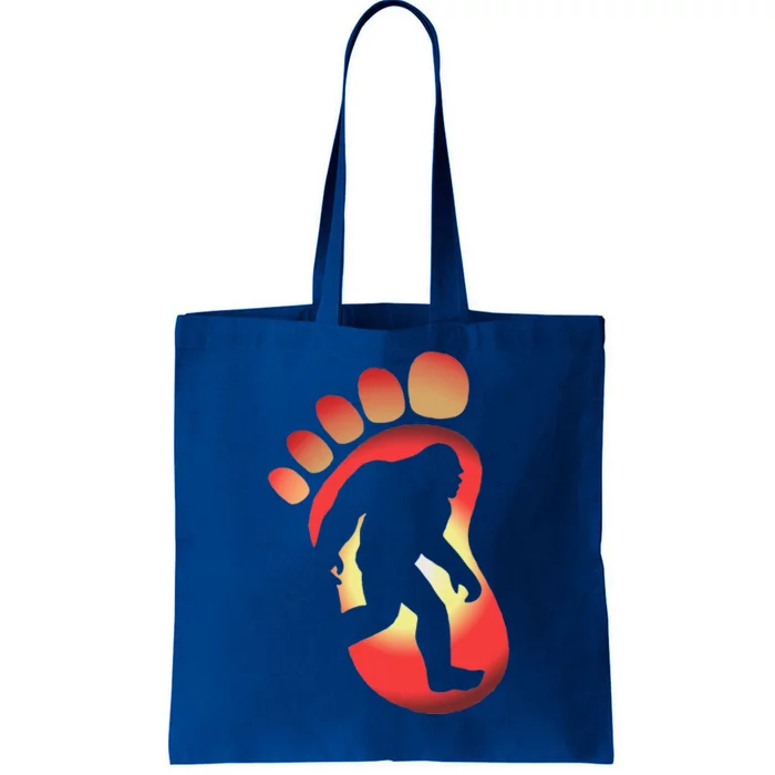 Halloween Bigfoot Pumpkin Silhouette Gift Tote Bag