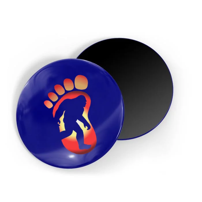 Halloween Bigfoot Pumpkin Silhouette Gift Magnet