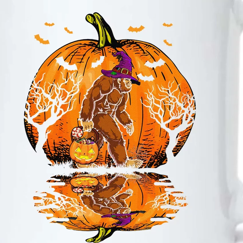 Halloween Bigfoot Pumpkin Spice Halloween Bigfoot Lover Gift Black Color Changing Mug