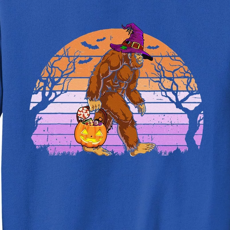 Halloween Bigfoot Pumpkin Spice Halloween Bigfoot Lover Tall Sweatshirt