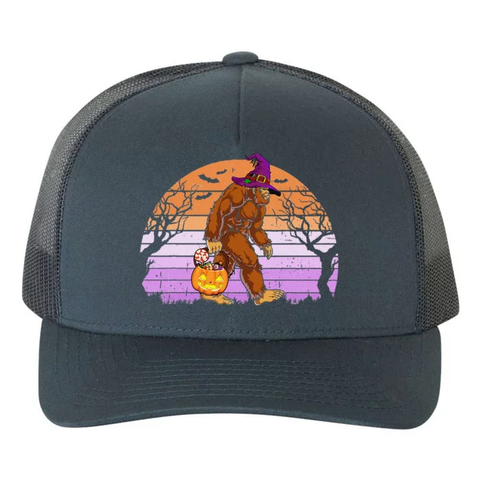 Halloween Bigfoot Pumpkin Spice Halloween Bigfoot Lover Yupoong Adult 5-Panel Trucker Hat