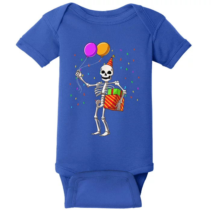 Halloween Birthday Party Outfit Skeleton Birthday Party Baby Bodysuit