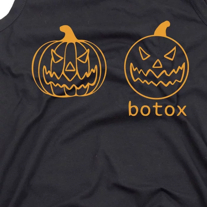 Halloween Botox Pumpkin Funny Tank Top