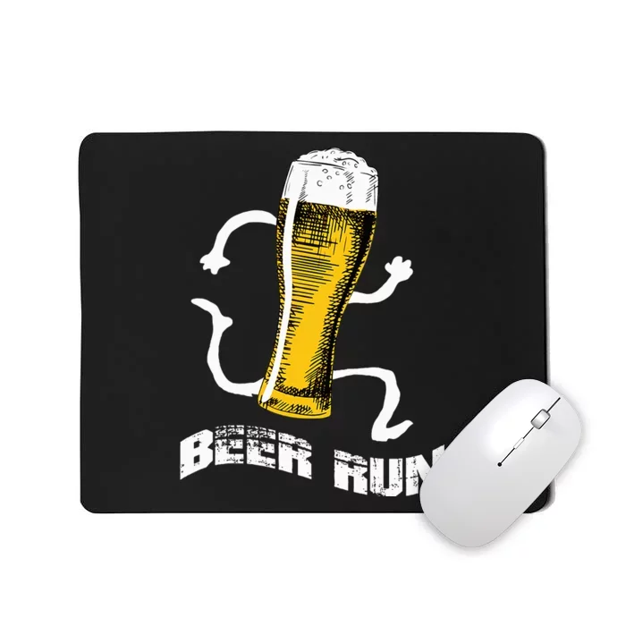 Hilarious Beer Run NV004 Fun Beer Lovers Gift Mousepad