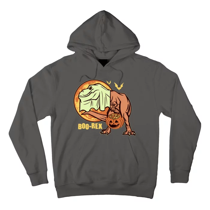 Halloween Boo Rex Trex Dinosaur Ghost Hoodie