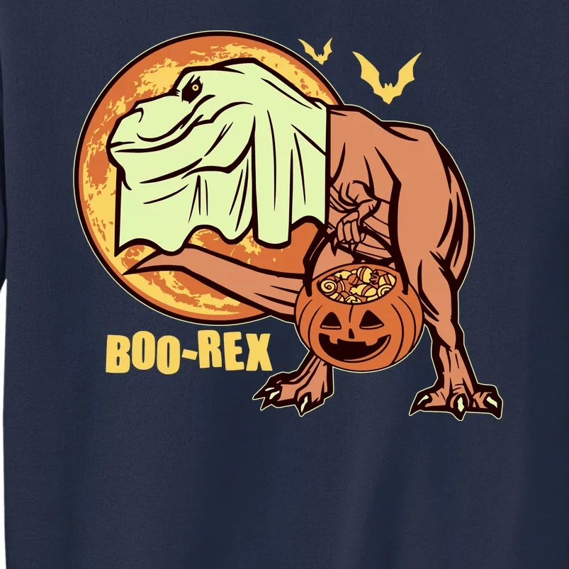 Halloween Boo Rex Trex Dinosaur Ghost Sweatshirt