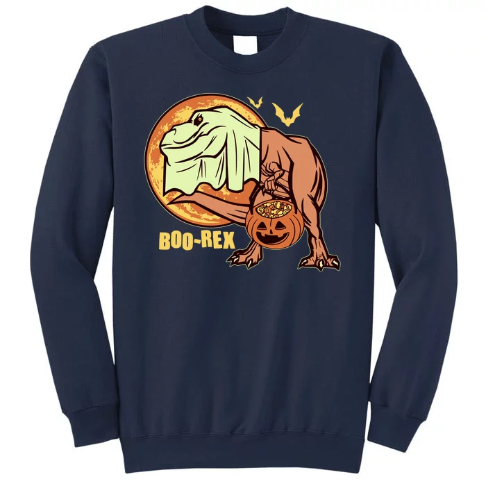 Halloween Boo Rex Trex Dinosaur Ghost Sweatshirt